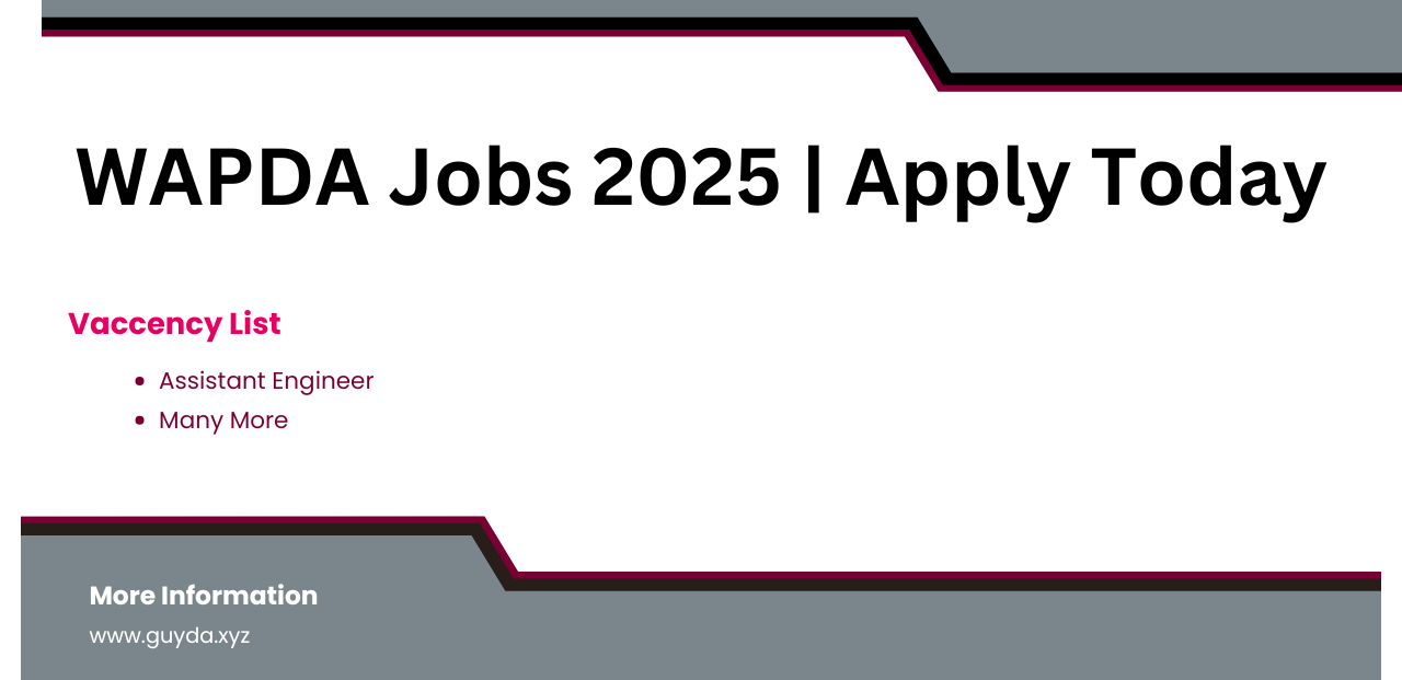 WAPDA Jobs 2025 | Apply Today