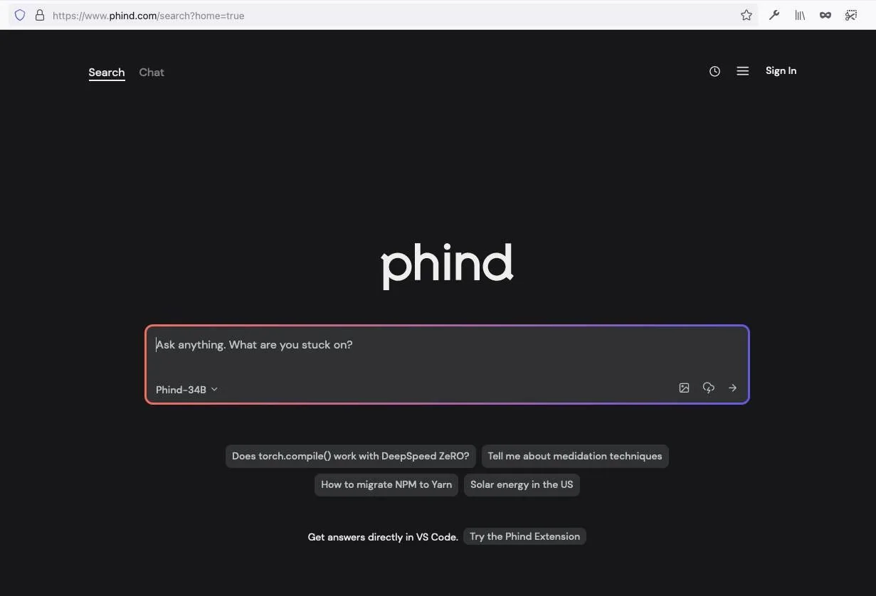 Phind, Developers