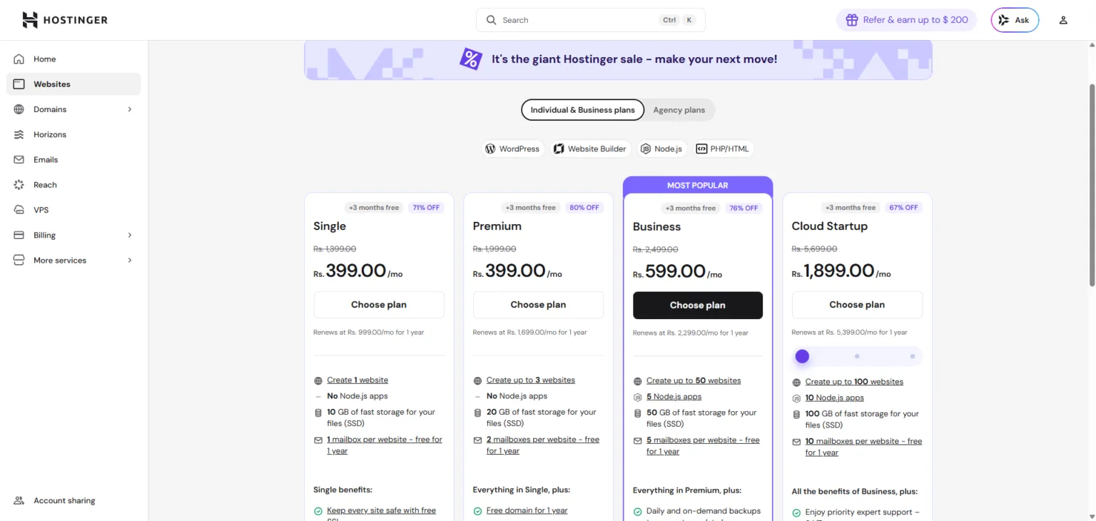 best-wordpress-hosting-for-bloggers-hostinger